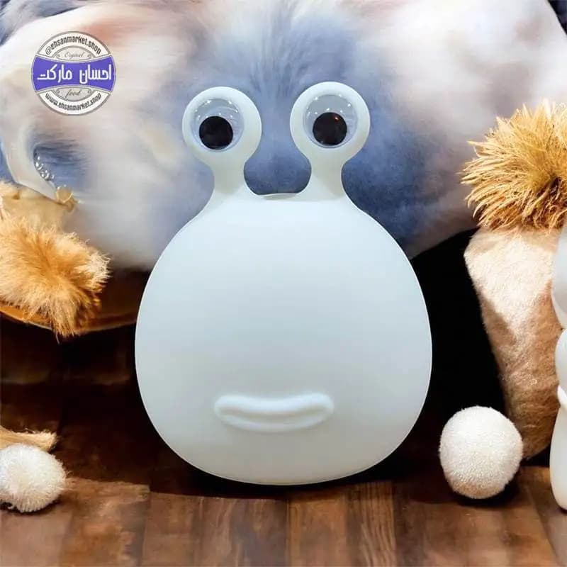 چراغ خواب شارژی سیلیکونی ضربه ای حلزون