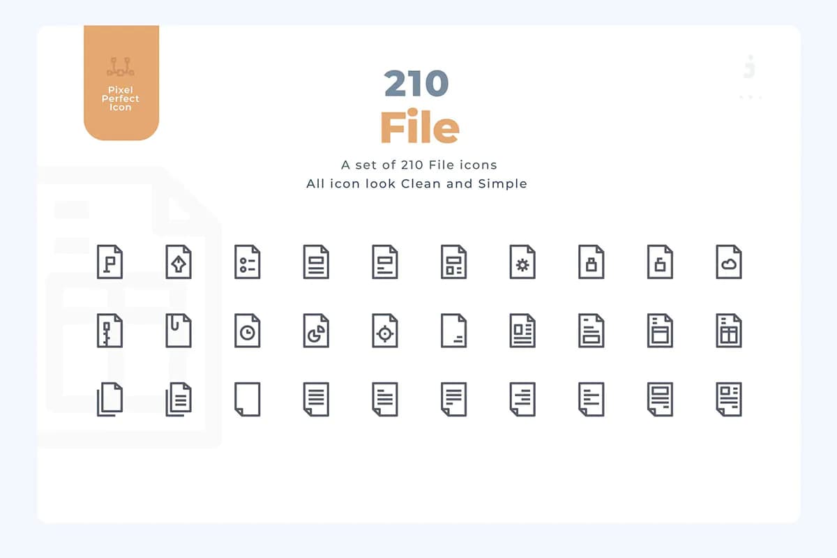 90 آیکون فایل و سند