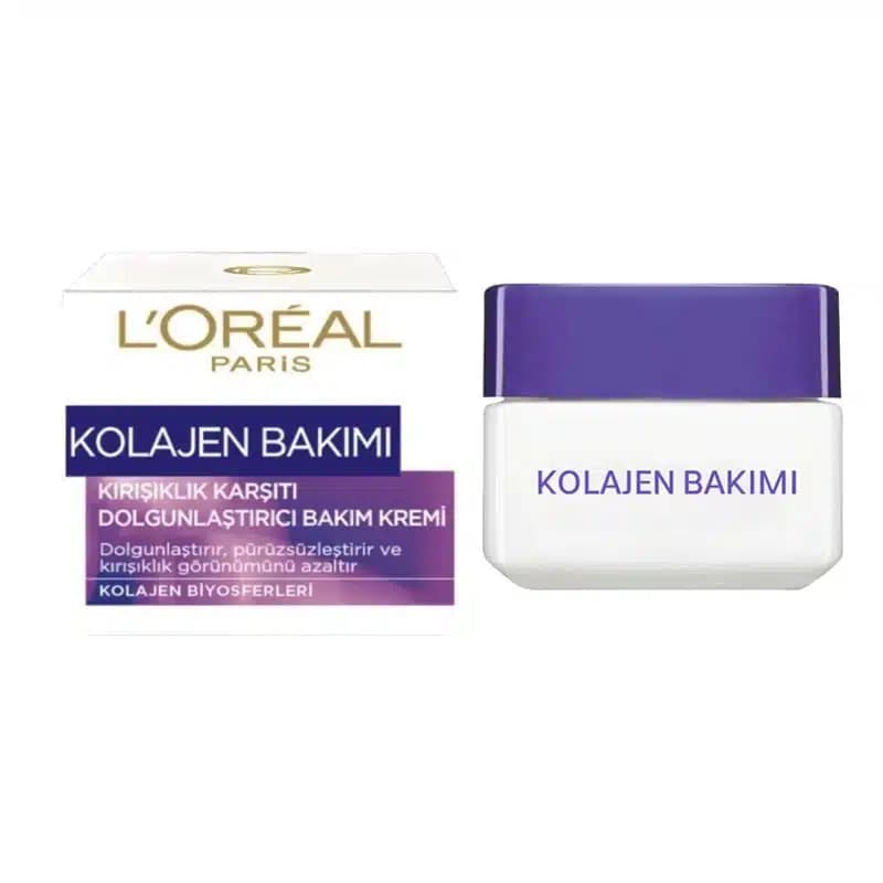 کرم ضدچروک کلاژن لورآل LOREAL مدل Kolajen Bakimi(50 میل)