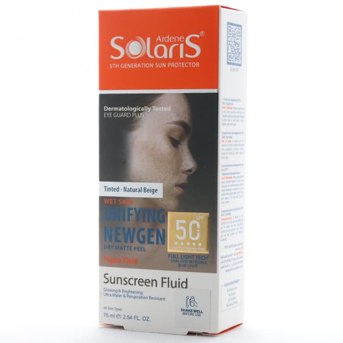 فلوئید ضد آفتاب و روشن کننده یونی فیینگ آردن سولاریس SPF 50 — تصویر ۸
