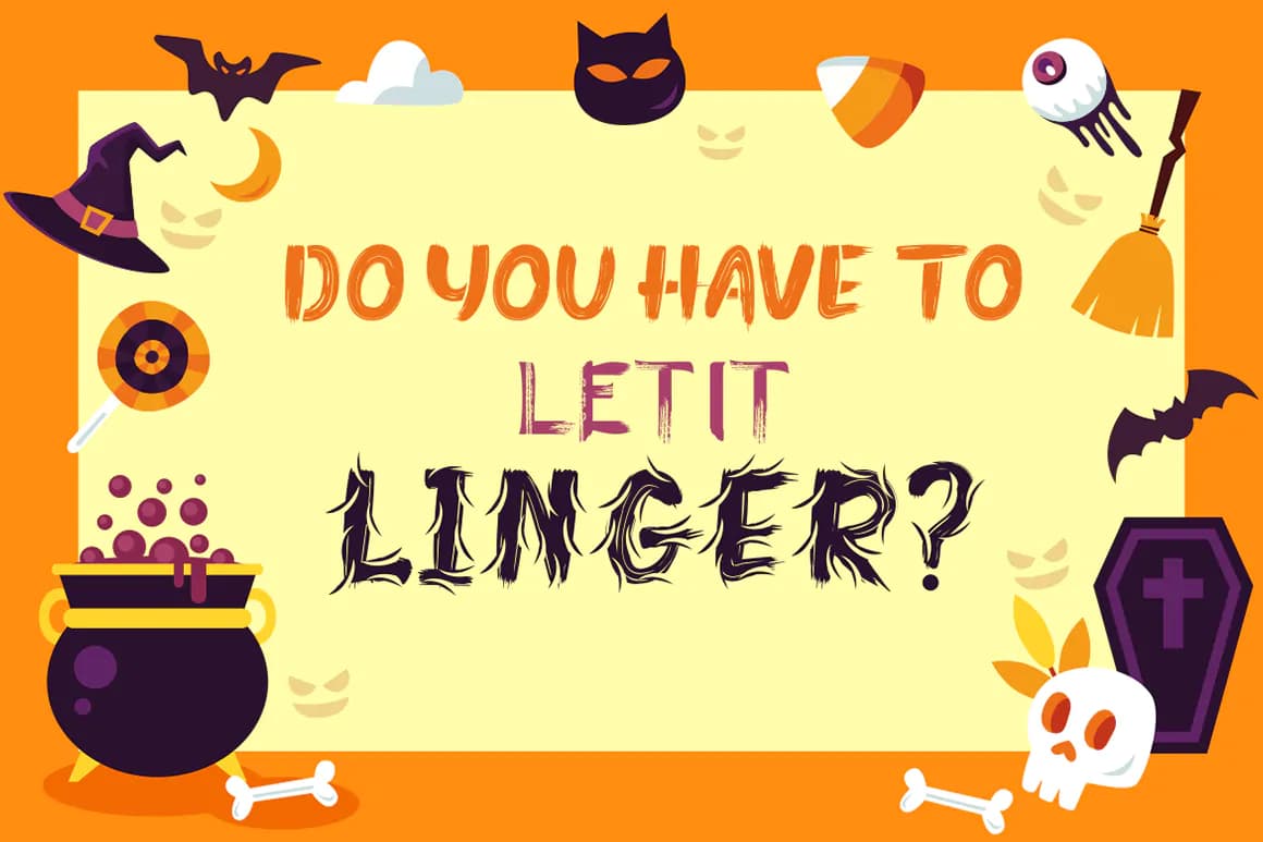 براش فونت Linger — تصویر ۲