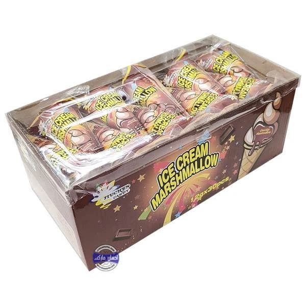 بسته 30 عددی بستنی مارشمالویی طعم شکلات — تصویر ۲
