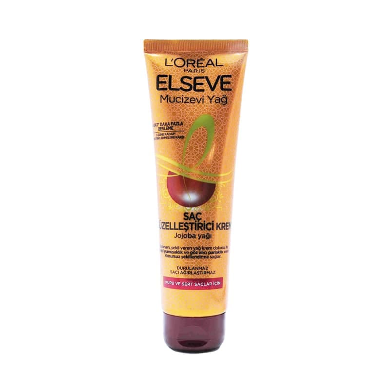 کرم مو مغذی موی خشک و زبر لورآل Loreal مدل Mucizevi Yag حاوی روغن جوجوبا(150 میل)