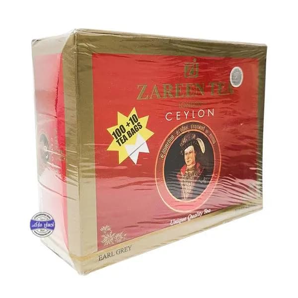 چای سیاه کیسه ای عطری زرین 110 عددی — تصویر ۲
