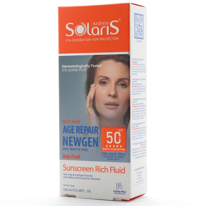 فلوئید ضد آفتاب ضد چروک SPF 50 آردن سولاریس — تصویر ۸