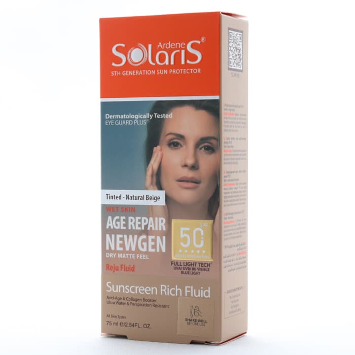 فلوئید ضد آفتاب ضد چروک SPF 50 آردن سولاریس — تصویر ۶