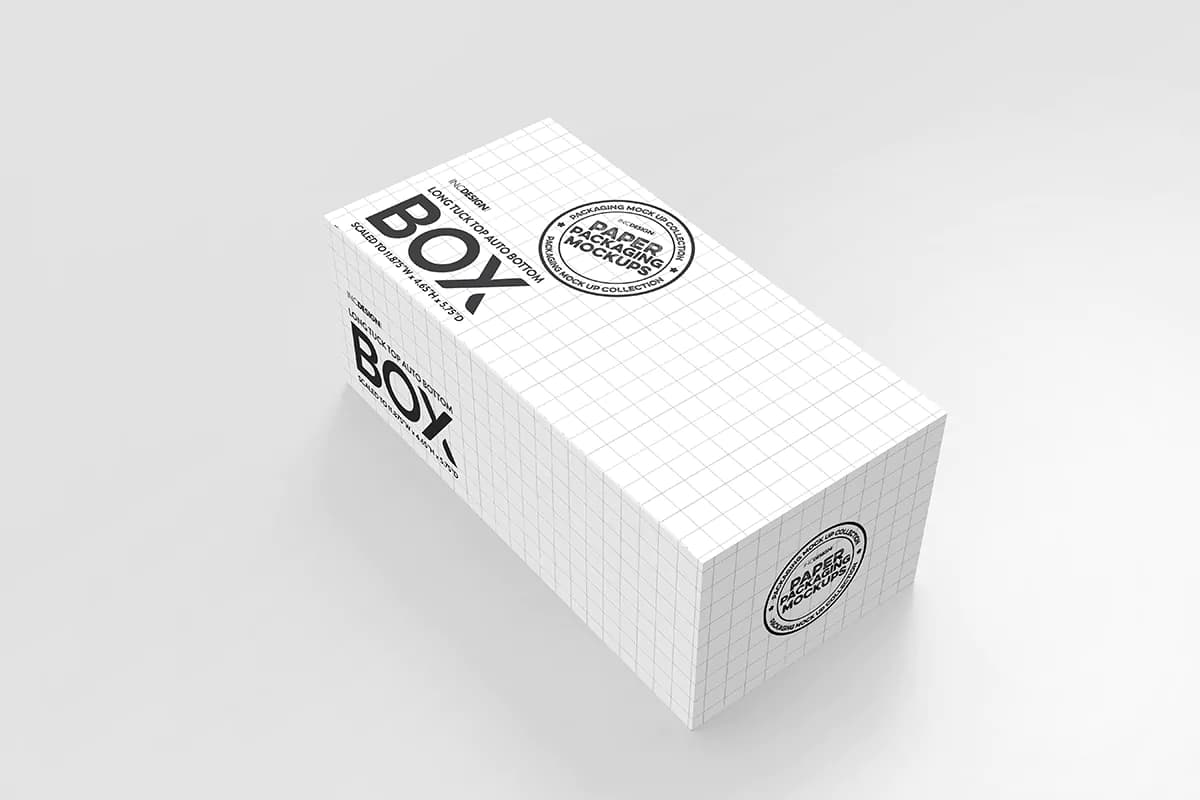 موکاپ جعبه کاغذی — تصویر ۳