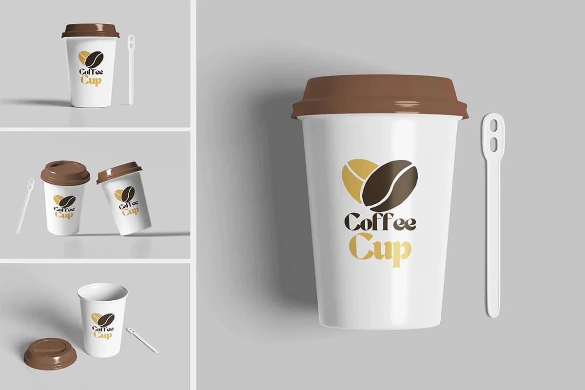 موکاپ کاپ قهوه – 4 فایل