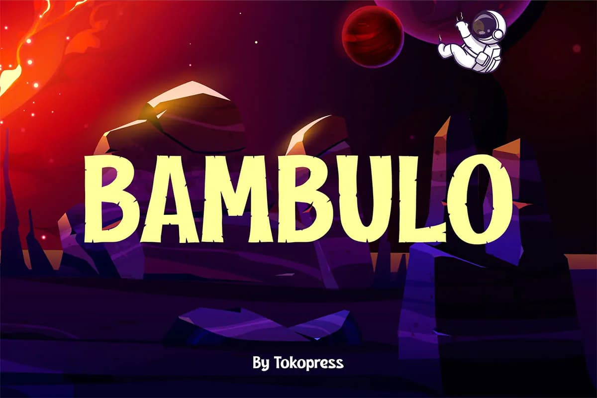 فونت بازی و گیم Bambulo