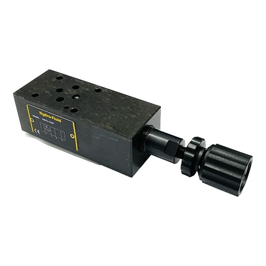 شیر فشار شکن هیدرولیک زیر شیری سایز 1/4 P (قابل تنظیم) MRV-02P