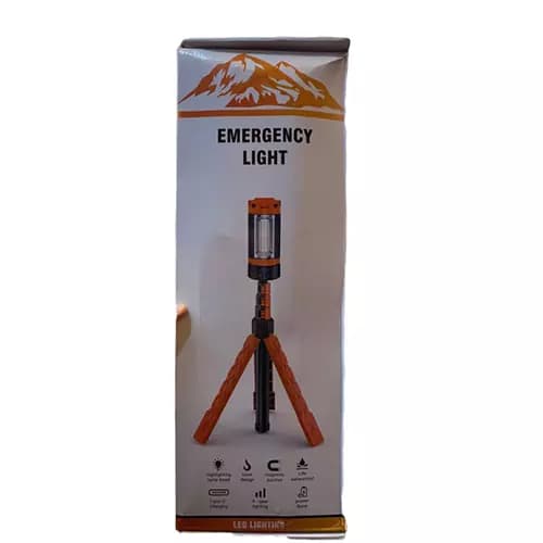 چراغ کمپینگ سه پایه دار با سه پنل 360 درجه مدل T-SUN LK-XQ-Z10 — تصویر ۲