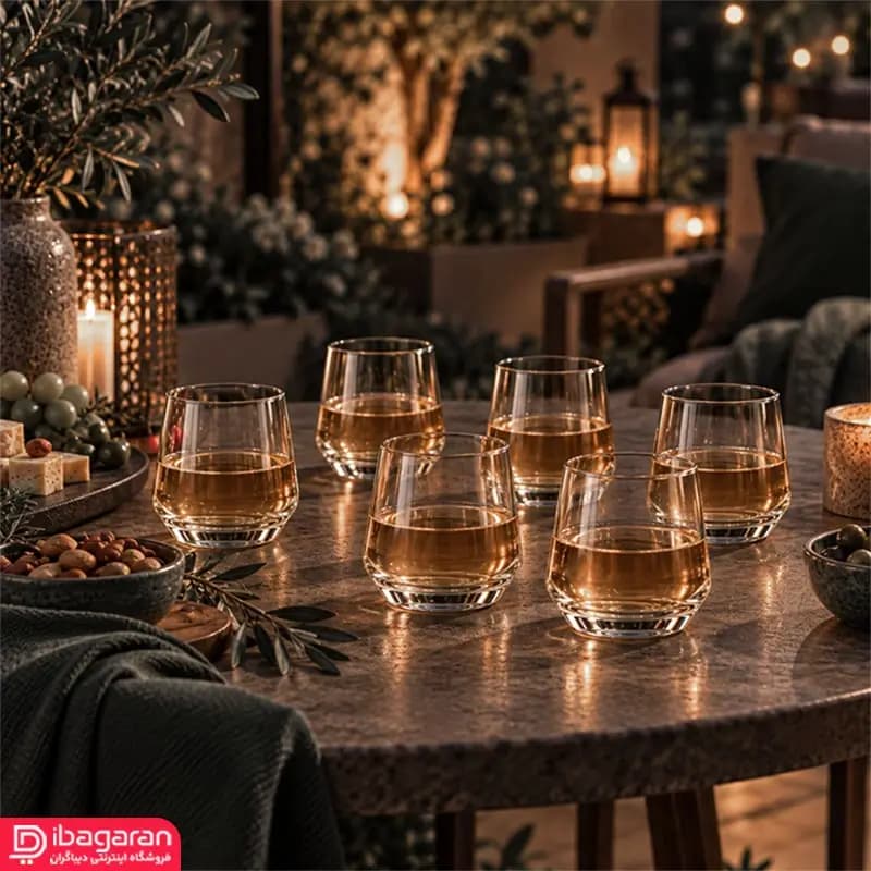 شات 6 عددی پاشاباغچه مدل آلگرا 420202