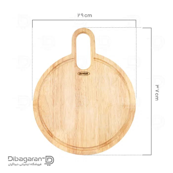 تخته گوشت چوبی ریور کد 3905 — تصویر ۲