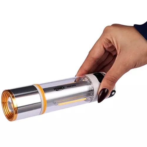 چراغ قوه و فانوس شارژی مدل YES-666 — تصویر ۳