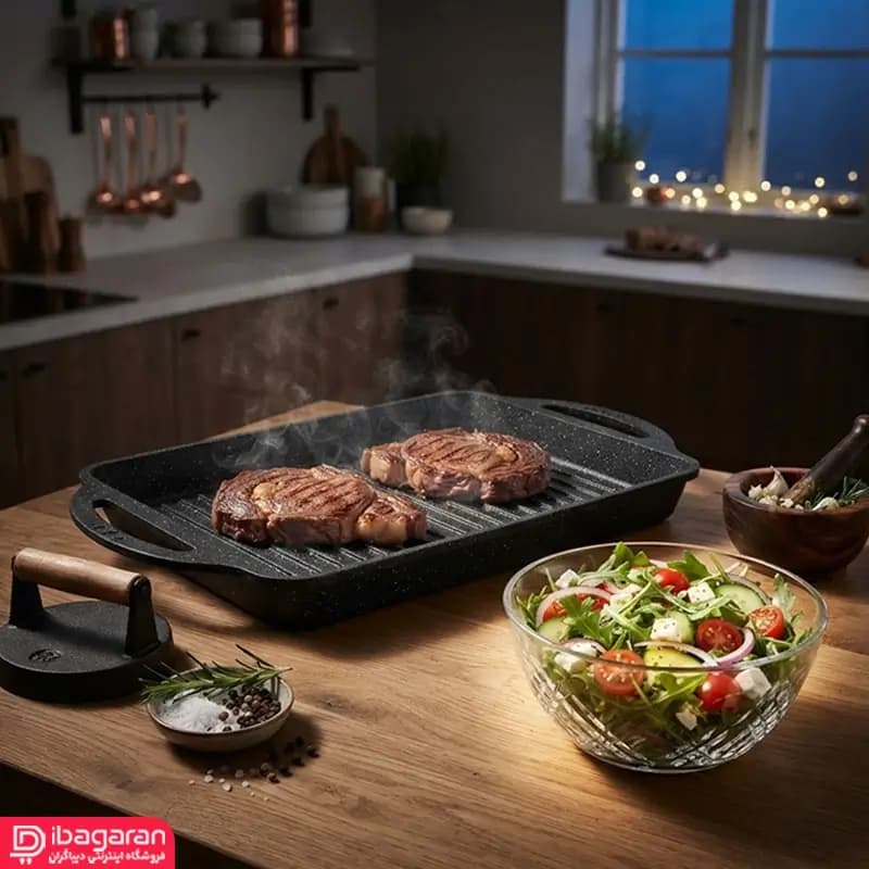 سینی گریل چدن ریور مدل 8686 — تصویر ۶