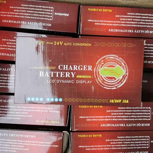 شارژر قابل حمل باتری خودرو 10A-12/24V با صفحه LCD مدل YX1224-2 — تصویر ۴