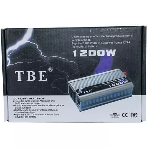 اینورتر خودرو TBE 1200W — تصویر ۳