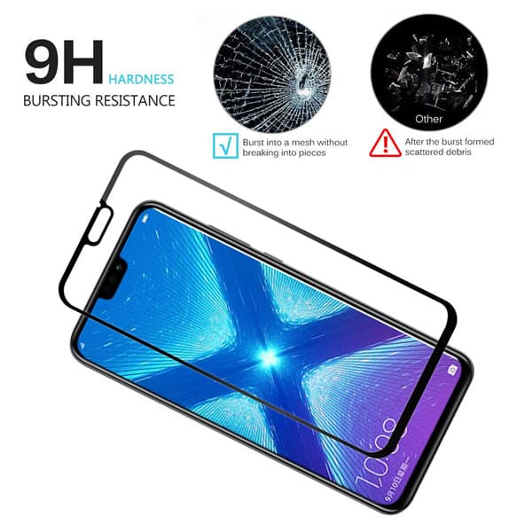 محافظ صفحه نمایش شیشه ای Honor 8x — تصویر ۳