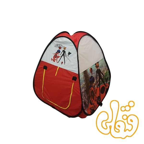 چادر فنری مسافرتی طرح دختر کفشدوزکی — تصویر ۲