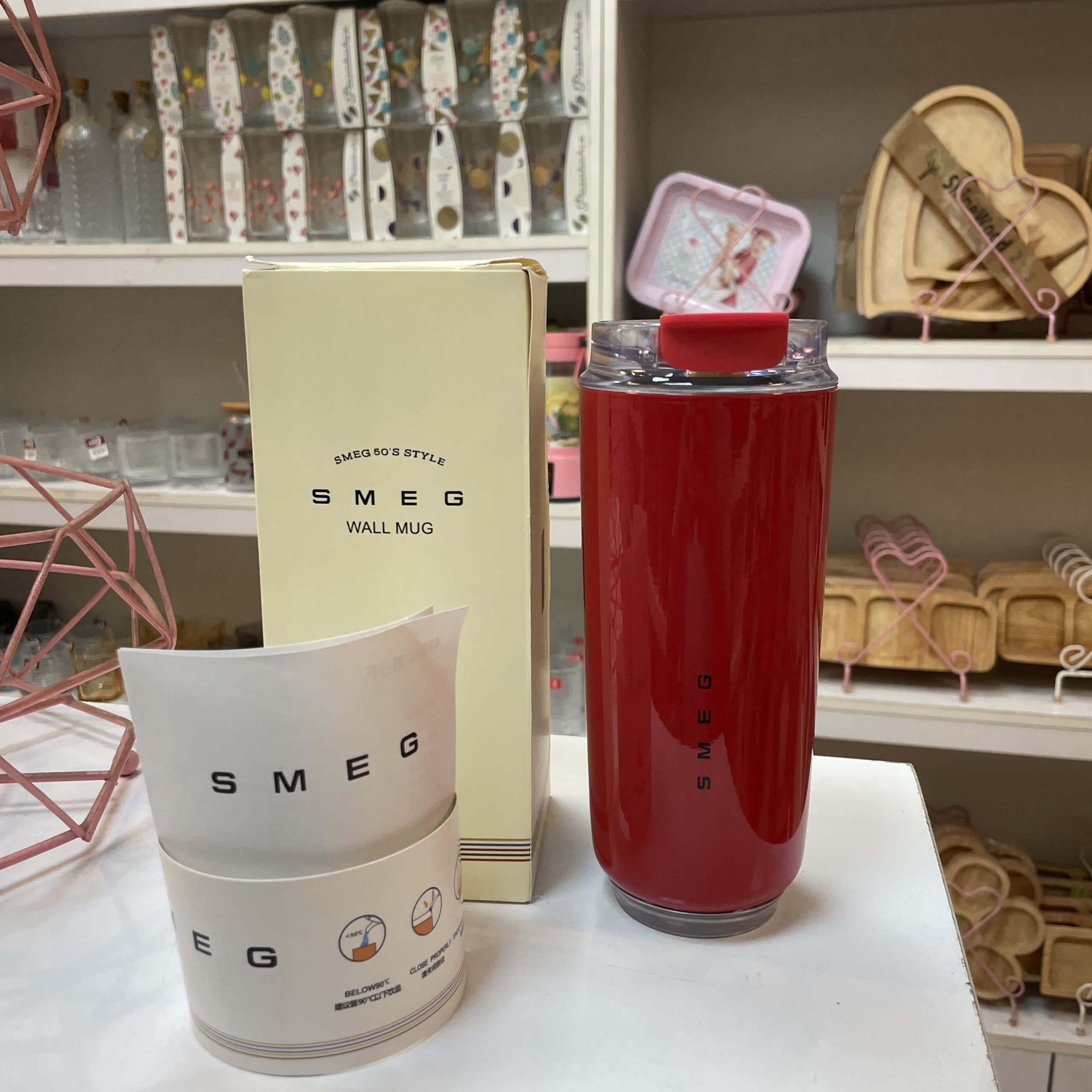 تراول ماگ اسمگ مدل Wall Mug – حجم 480 میلیلیتر قرمز (اورجینال) — تصویر ۷