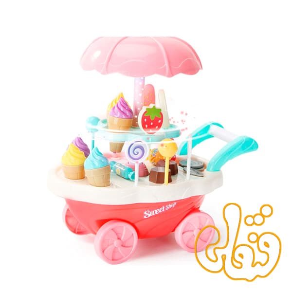 ست چرخ بستنی فروشی موزیکال 668-56 — تصویر ۷