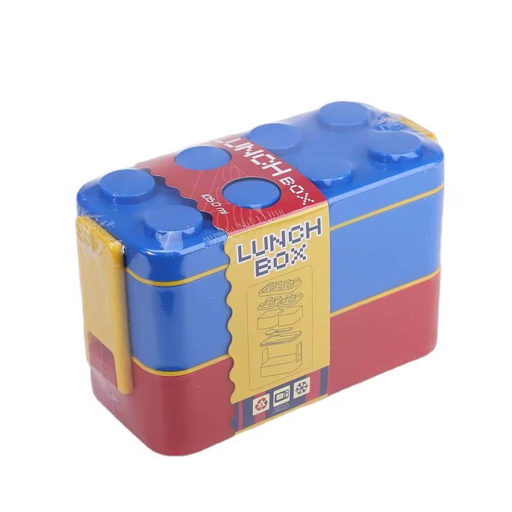 ظرف غذای دو طبقه لگو وارداتی | LEGO Lunch Box