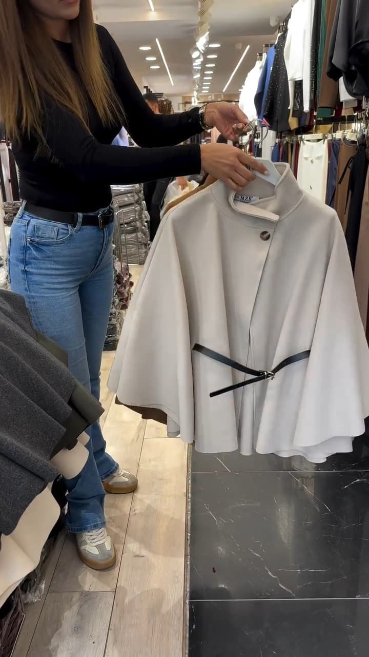 پانچو زنانه مدل راز — تصویر ۵