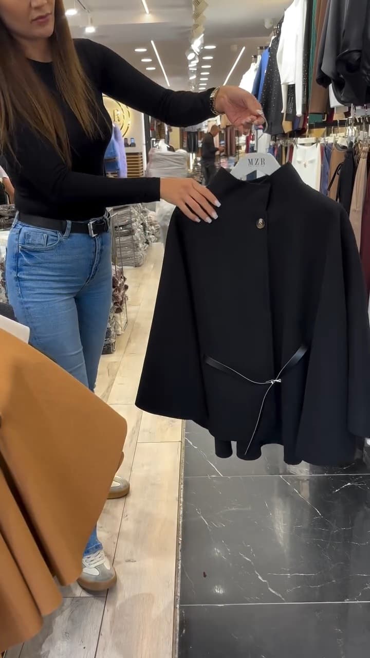 پانچو زنانه مدل راز — تصویر ۷