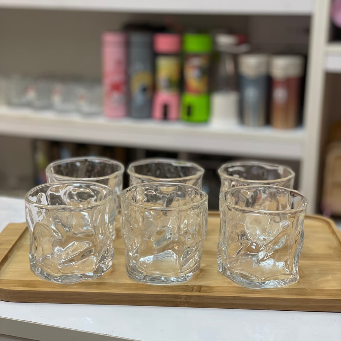 لیوان دفرمه شفاف DOYALEX GLASS ست 6 عددی
