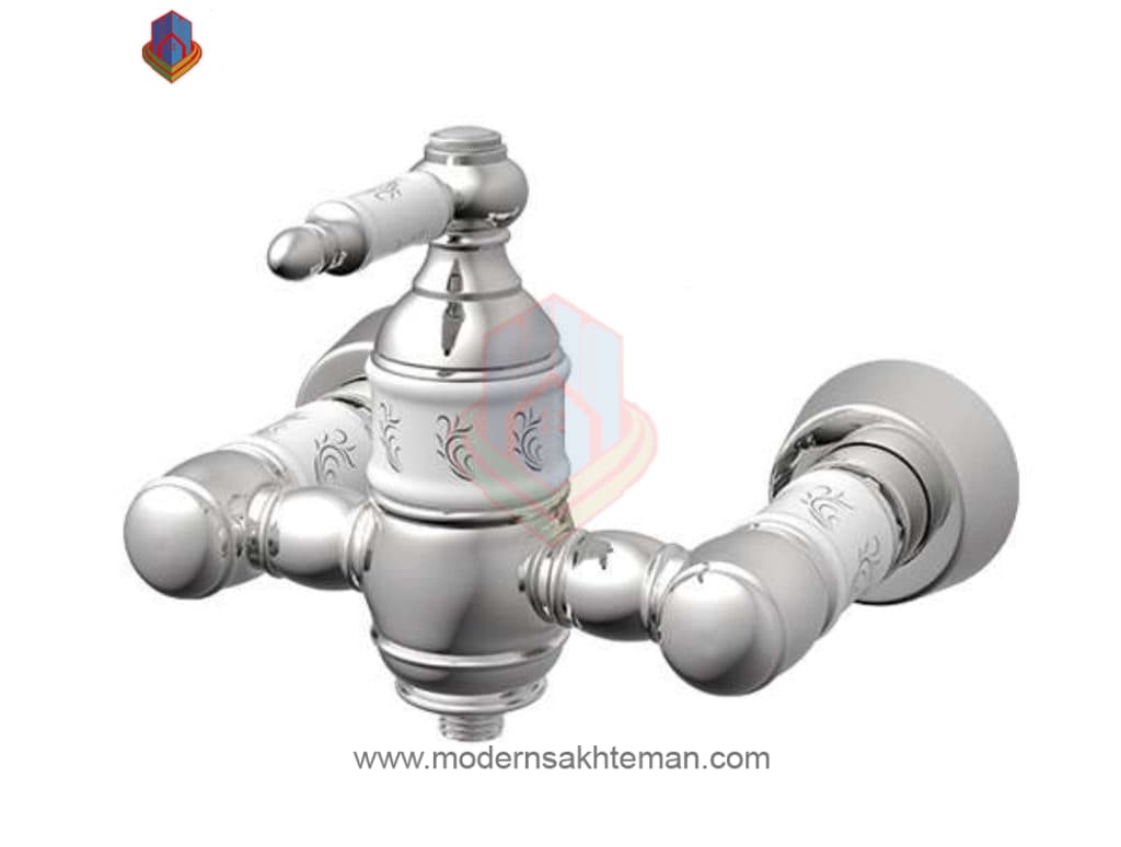 شیر توالت کسری مدل توکیو کروم