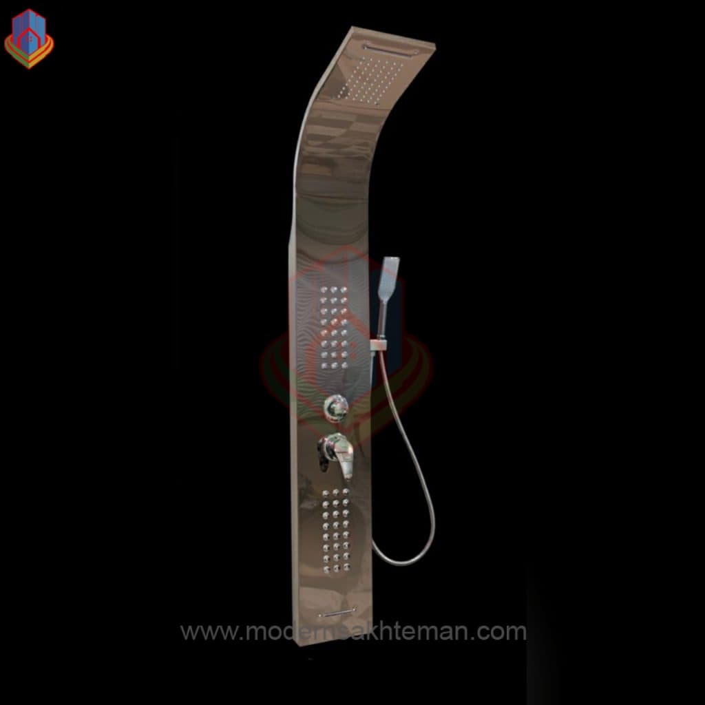 پنل دوش مدل ناپل کروم