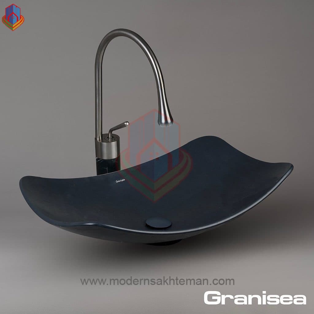 کاسه روشویی مارمونایت طوسی کد 103