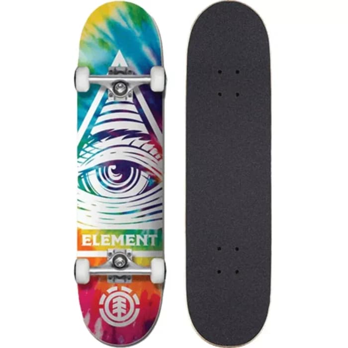 اسکیت برد کامل Element | طرح Eyes Trippin Rainbow — تصویر ۲