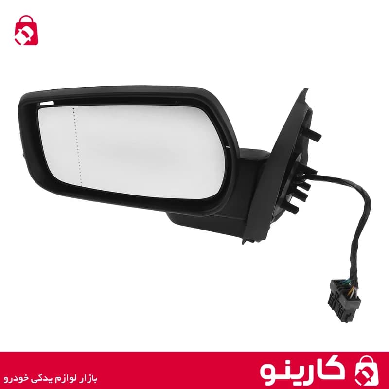 آینه بغل پژو پارس سمت چپ برقی led دار شفق دانا
