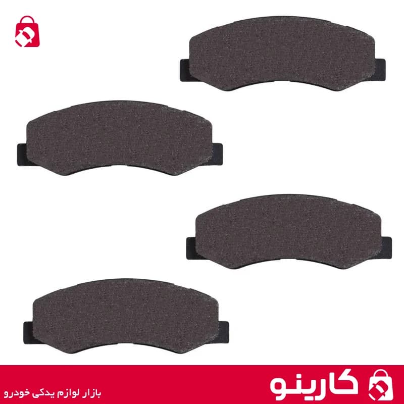 لنت ترمز جلو رانا و پژو 206 با PAD SPRING امکو ایساکو 1620104499