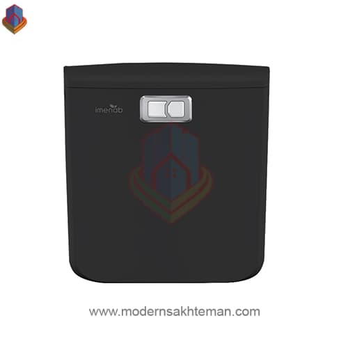 فلاش تانک ایمن آب مدل کاسپین مشکی کروم