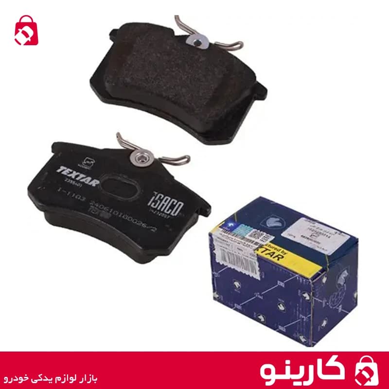 لنت ترمز عقب پژو پارس طرح پژو 4 عدد ایساکو 1620200714