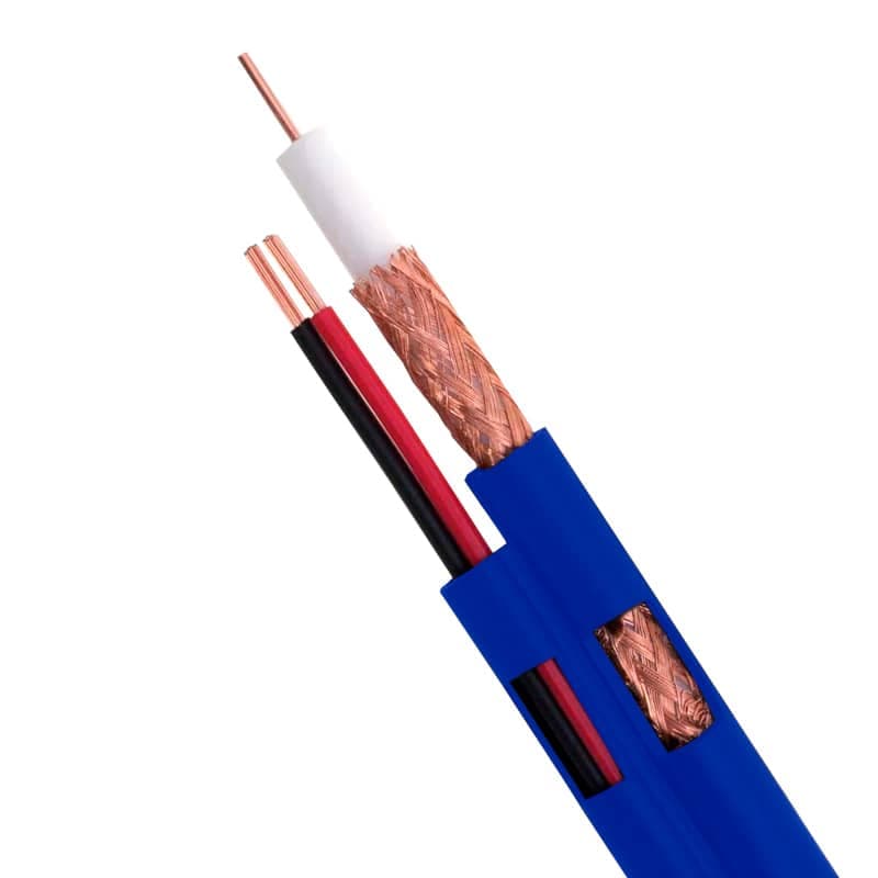 کابل ترکیبی کواکسیال کیوپلاس RG59-0.7-96