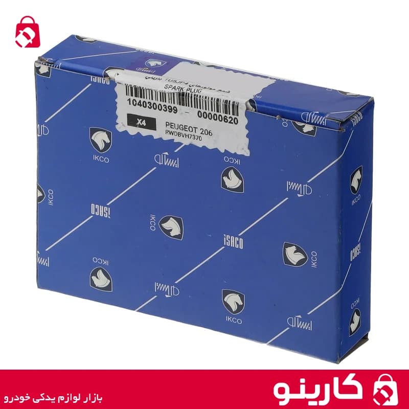 شمع پژو 206 تیپ 5 موتورهای DENSO بنزینی با گپ 0.9ml تورچ-ایساکو 1040300399 — تصویر ۲