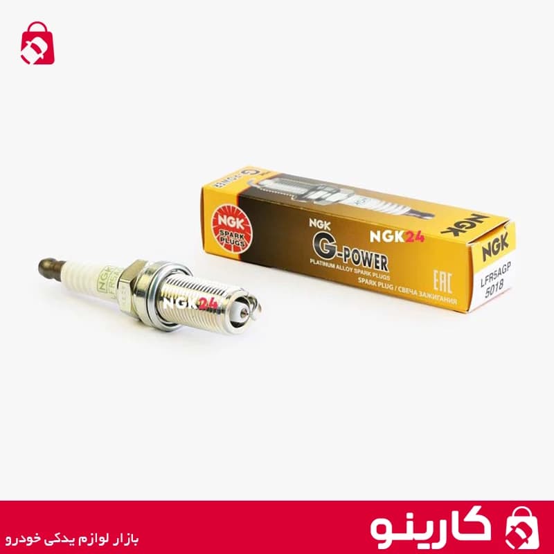 شمع سوزنی پایه بلند NGK ان جی کی پژو پارس 4 عددی — تصویر ۲