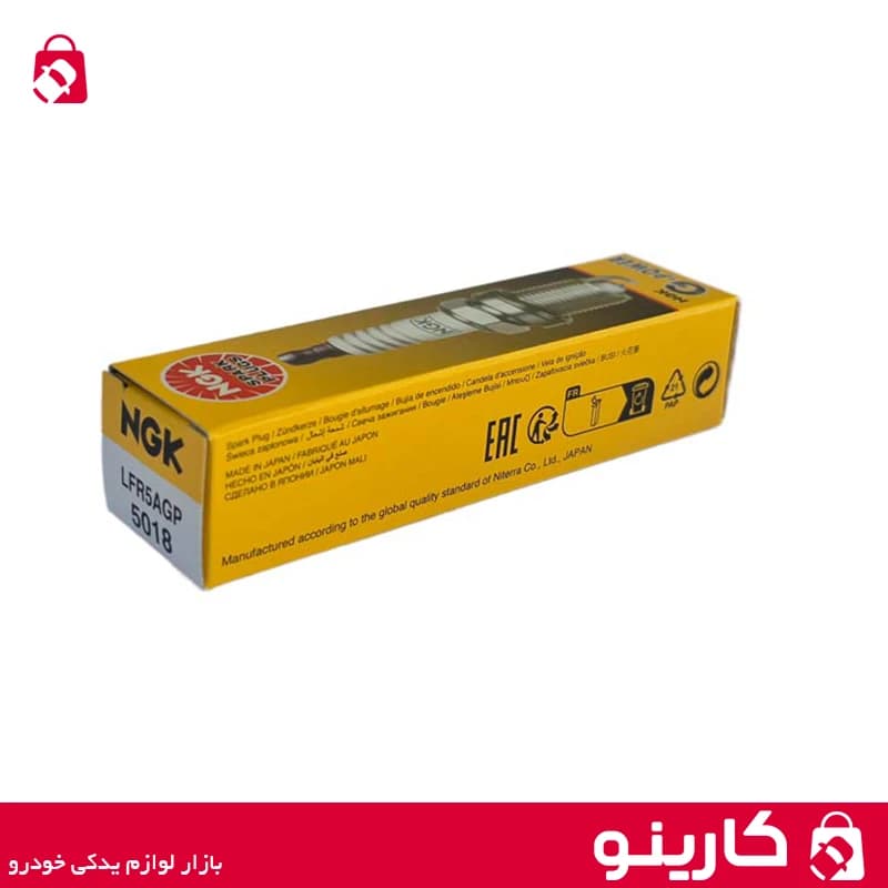 شمع سوزنی پایه بلند NGK ان جی کی پژو پارس 4 عددی — تصویر ۴