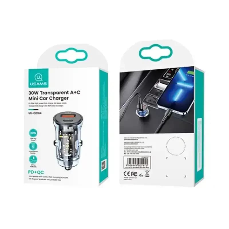 شارژر فندکی یوسمز مدل USAMS US-CC164 30W — تصویر ۵