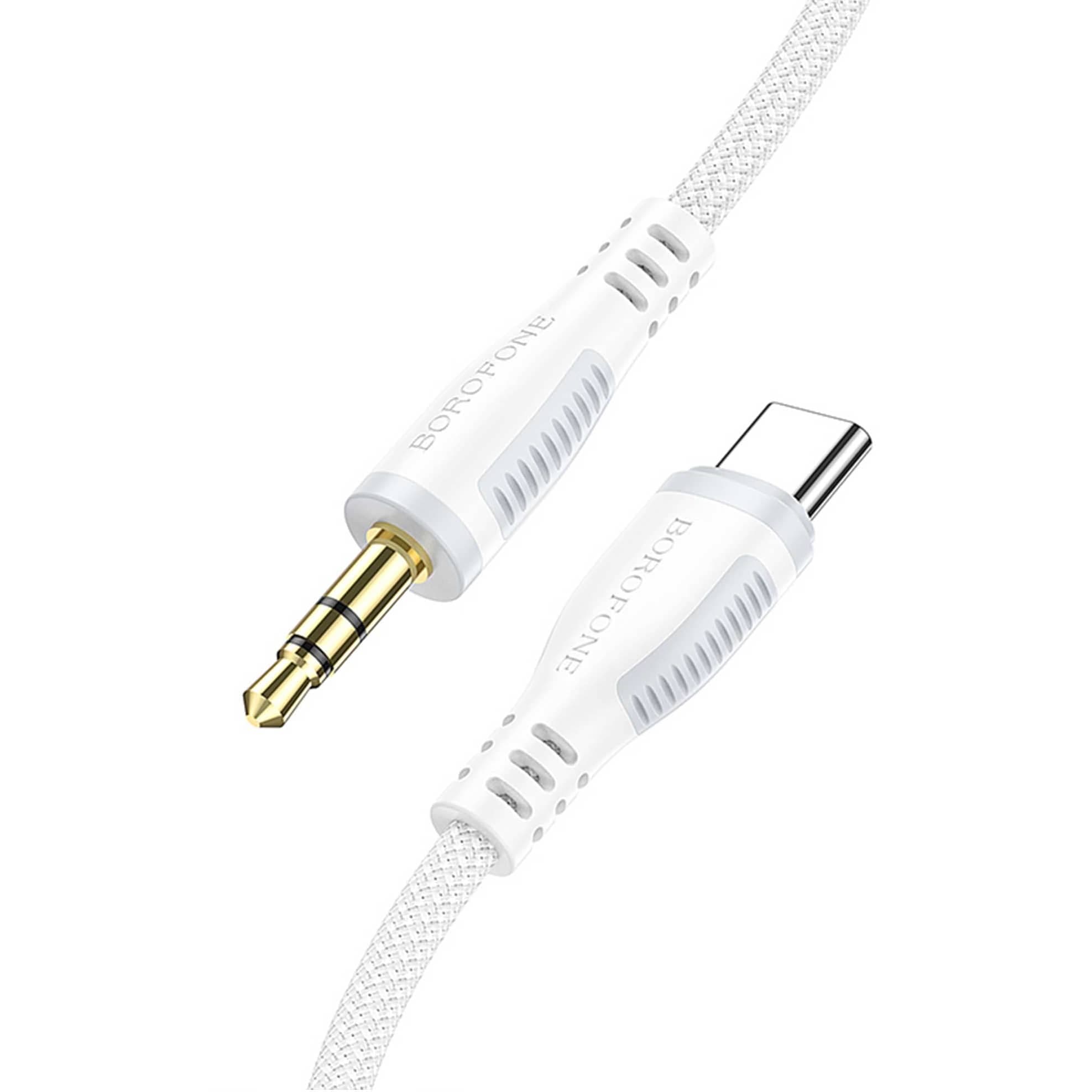 کابل تبدیل USB-C به جک 3.5 میلی متری بروفون مدل BL14 طول 1 متر
