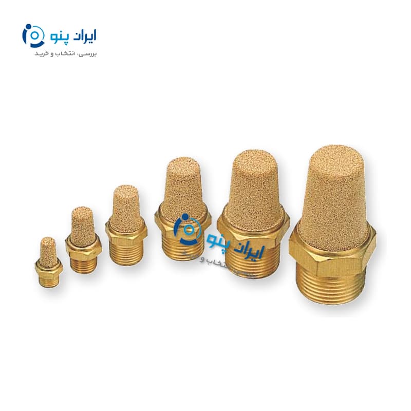 اگزوز کله قندی پنوماتیک شاکو سایز ۱/۲ اینچ مدل EC-04 SHAKO