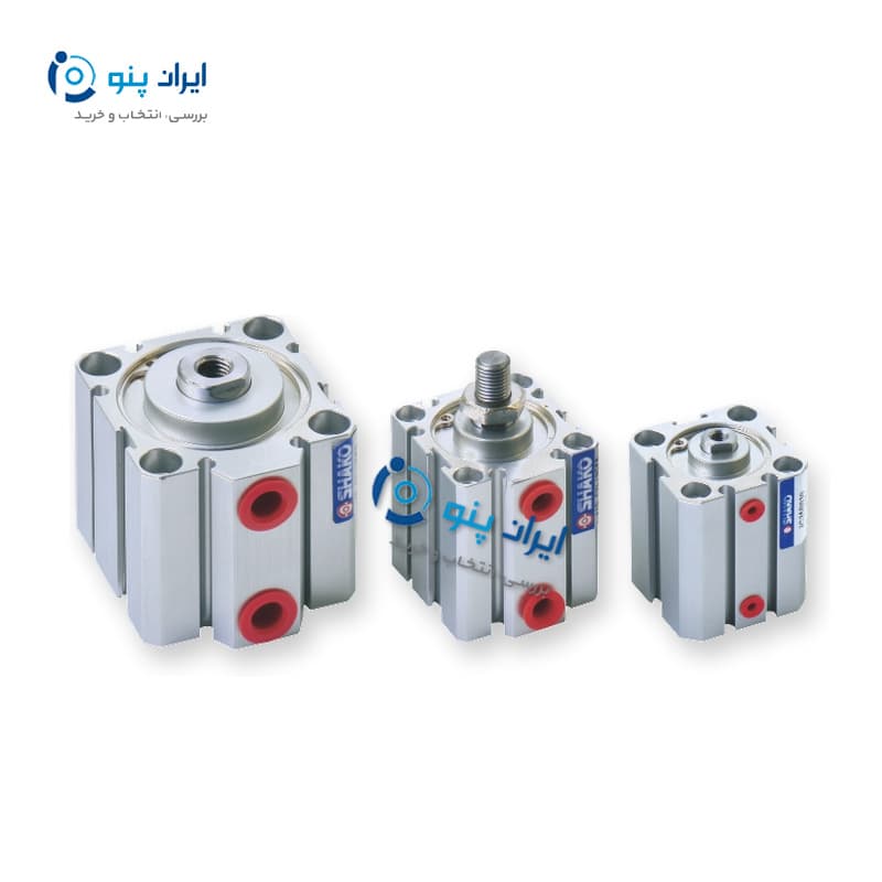 جک کامپکت پنوماتیک مگنتی شفت مادگی شاکو قطر ۵۰ کورس ۴۵ مدل JCM50X45 SHAKO
