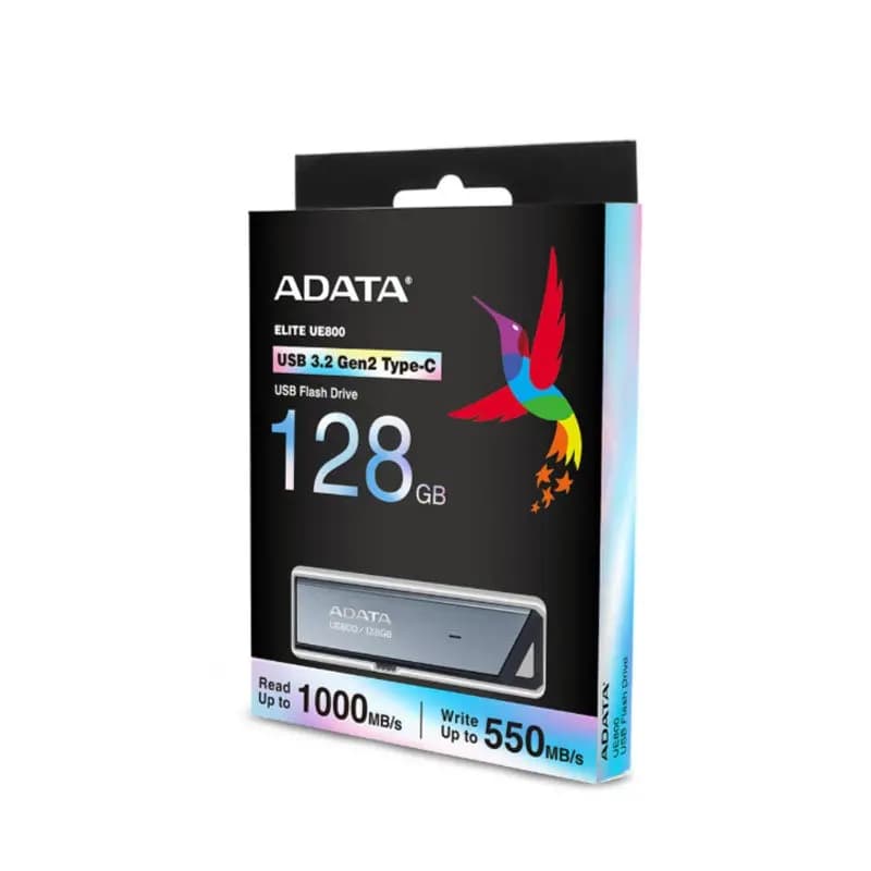 فلش مموری USB 3.2 Gan2 Type-C ای دیتا مدل UE800 ظرفیت 128 گیگابایت — تصویر ۴