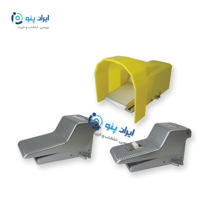 شیر پدالی پنوماتیک ۳/۲ بدون حفاظ شاکو سایز ۱/۴ اینچ مدل FSV-8632-02S SHAKO