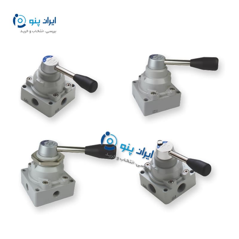 شیر دستی گردان پنوماتیک ۴/۳ شاکو سایز ۱/۴ اینچ مدل TSV-30043-02 SHAKO