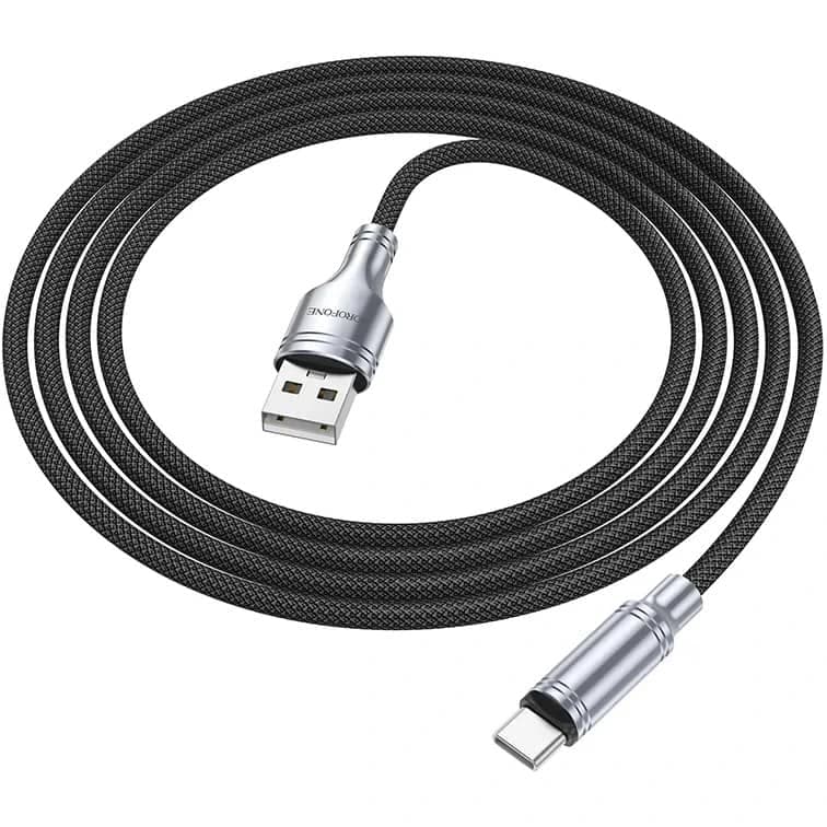 کابل تبدیل USB به USB-C بروفون مدل BU40 طول 1.2 متر — تصویر ۳