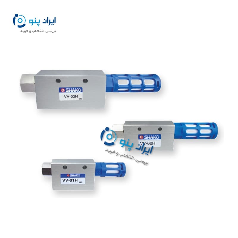 شیر وکیوم پنوماتیک شاکو سایز ۱/۴ اینچ مدل VV-02H SHAKO